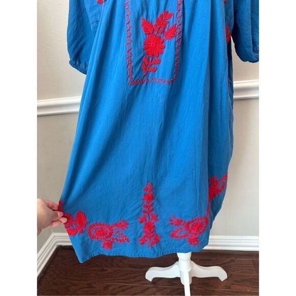 Mer St Barth Noor Embroidered Dress Size Large - Picture 4 of 8